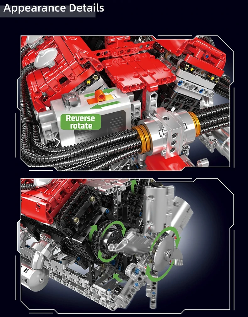 Engine Building Blocks Toy 