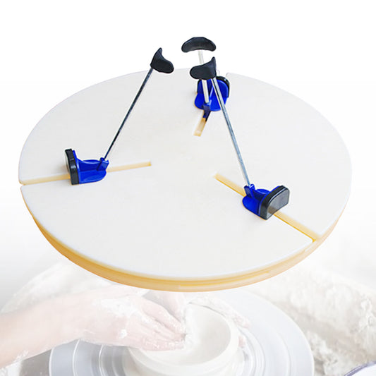Pottery Turntable Clamp - Precise Ceramic Trimming Tool