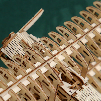 3D Wooden Puzzle Bi-Plane