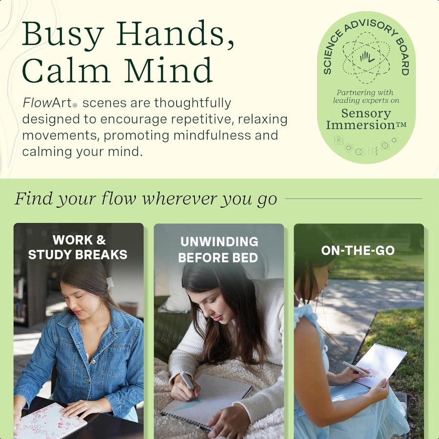 FlowArt Activity Pad Set: Fall Dot-by-Letter Art & Markers