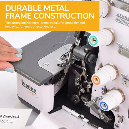 Industrial Serger Sewing Machine - Sienna Overlock with LED Light