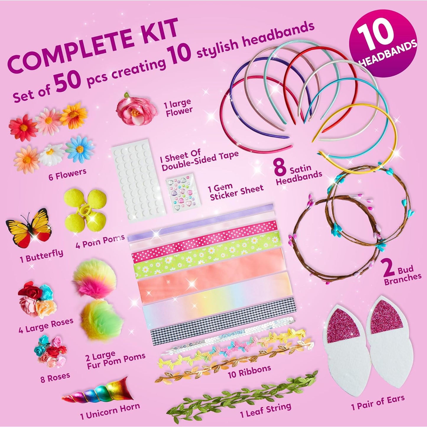 DIY Headband Kit for Girls