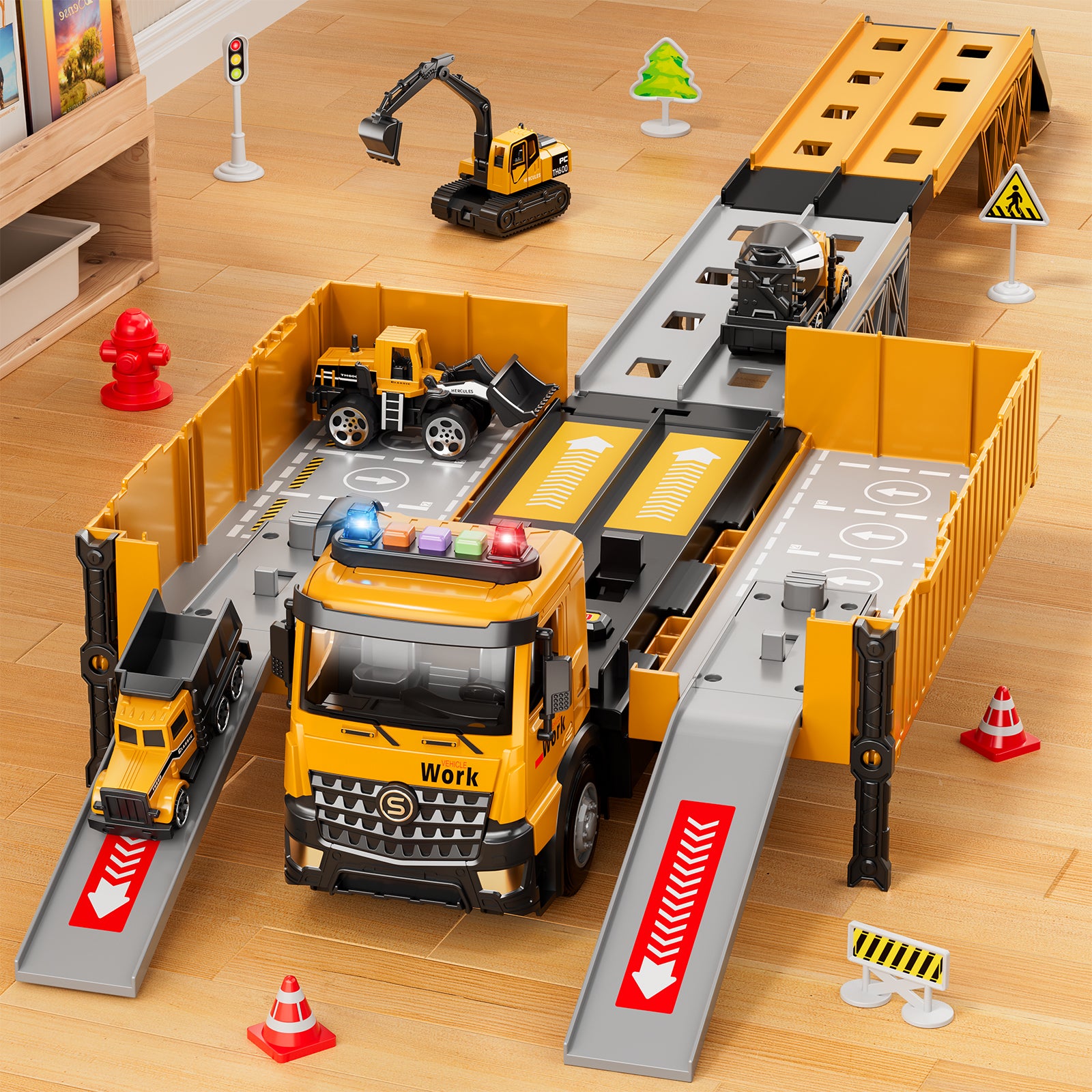 Carrier Truck Toy Set