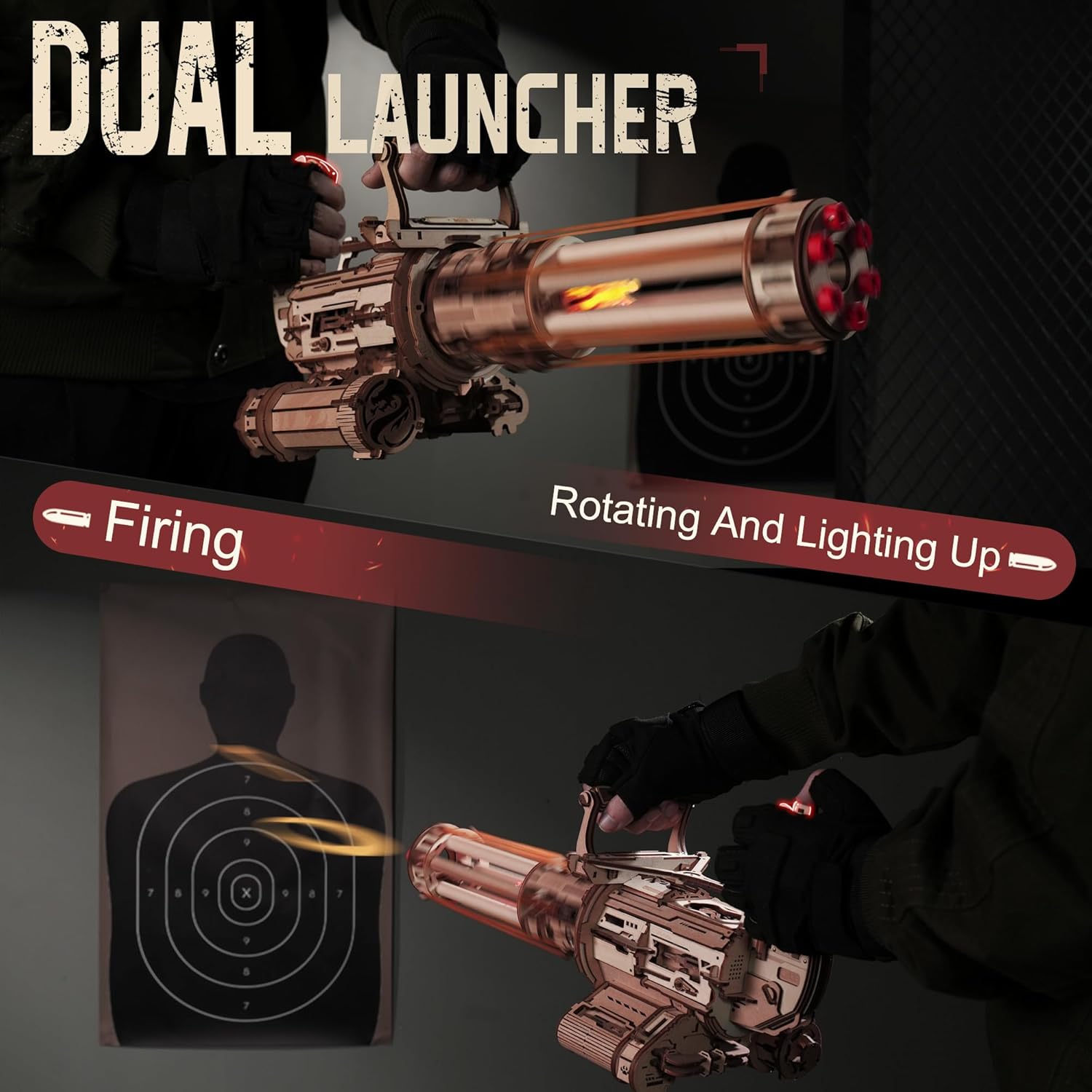 Rotating-Barrel Gun Toy