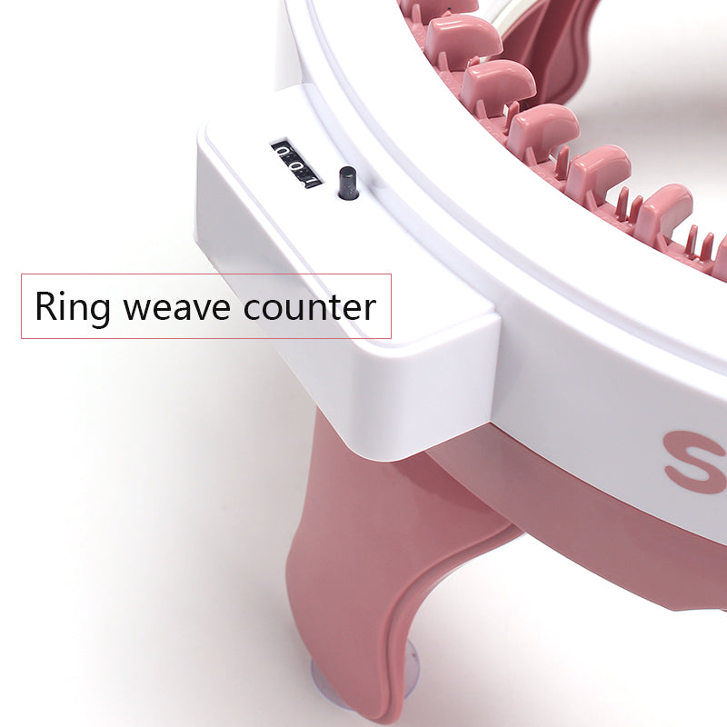 48-Needle Knitting Machine: Craft Scarves, Hats & More Easily