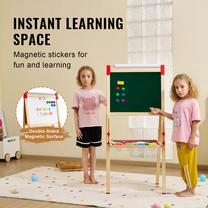 Magnetic Kids Art Easel - Double-Sided Creativity & Learning