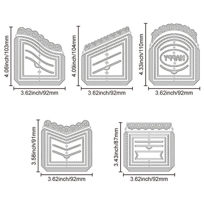 Carbon Steel Cutting Dies Stencils for Scrapbooking