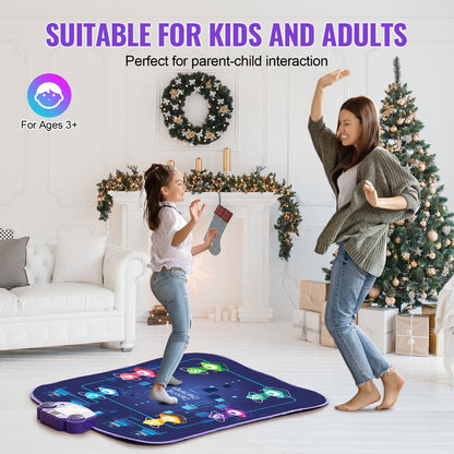 Dance Mat for Kids - 5 Modes & Bluetooth Fun Gift