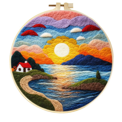 Wool Felting Kit with Frame - Craft Your Own Art