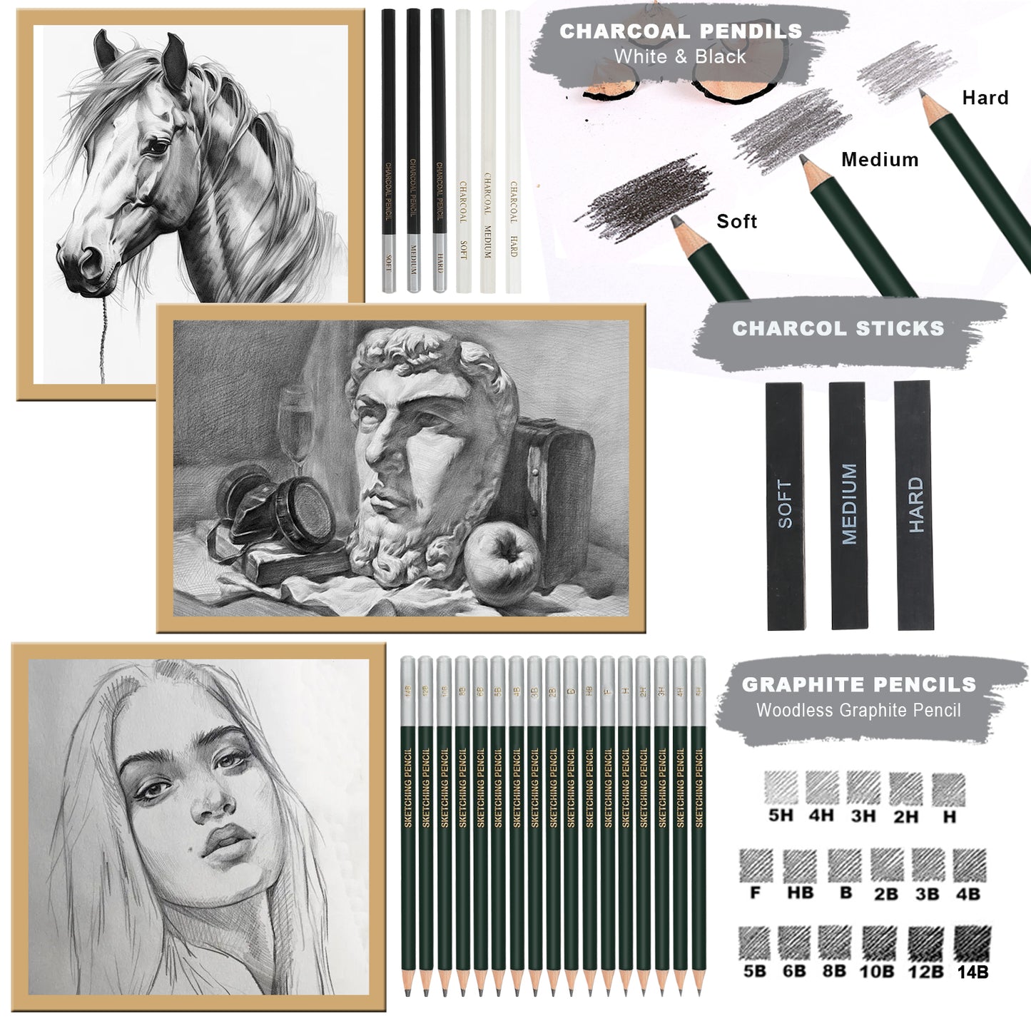 Drawing Set Sketching Kit