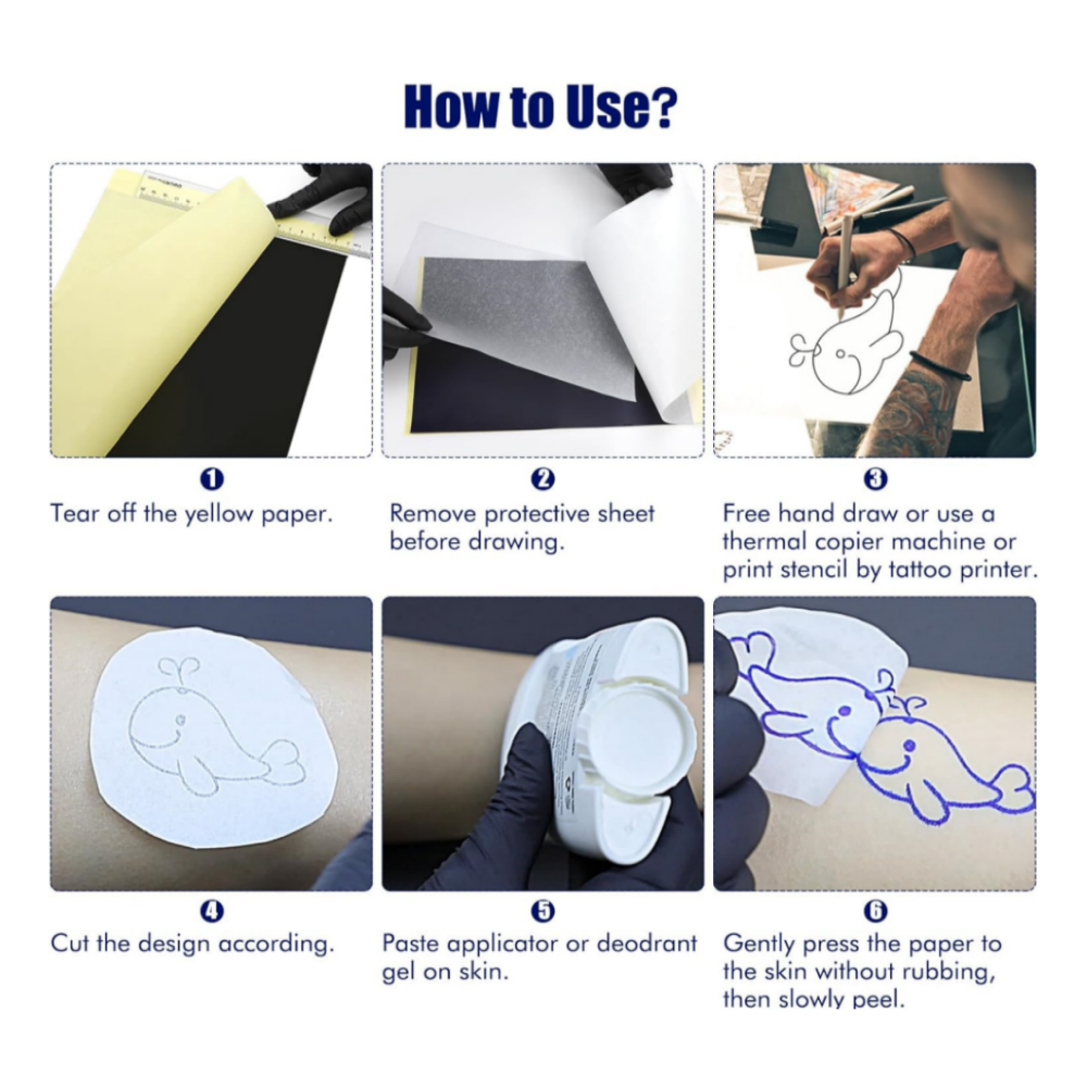 Tattoo Transfer Paper Stencils