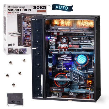 Cyberpunk Marble Run