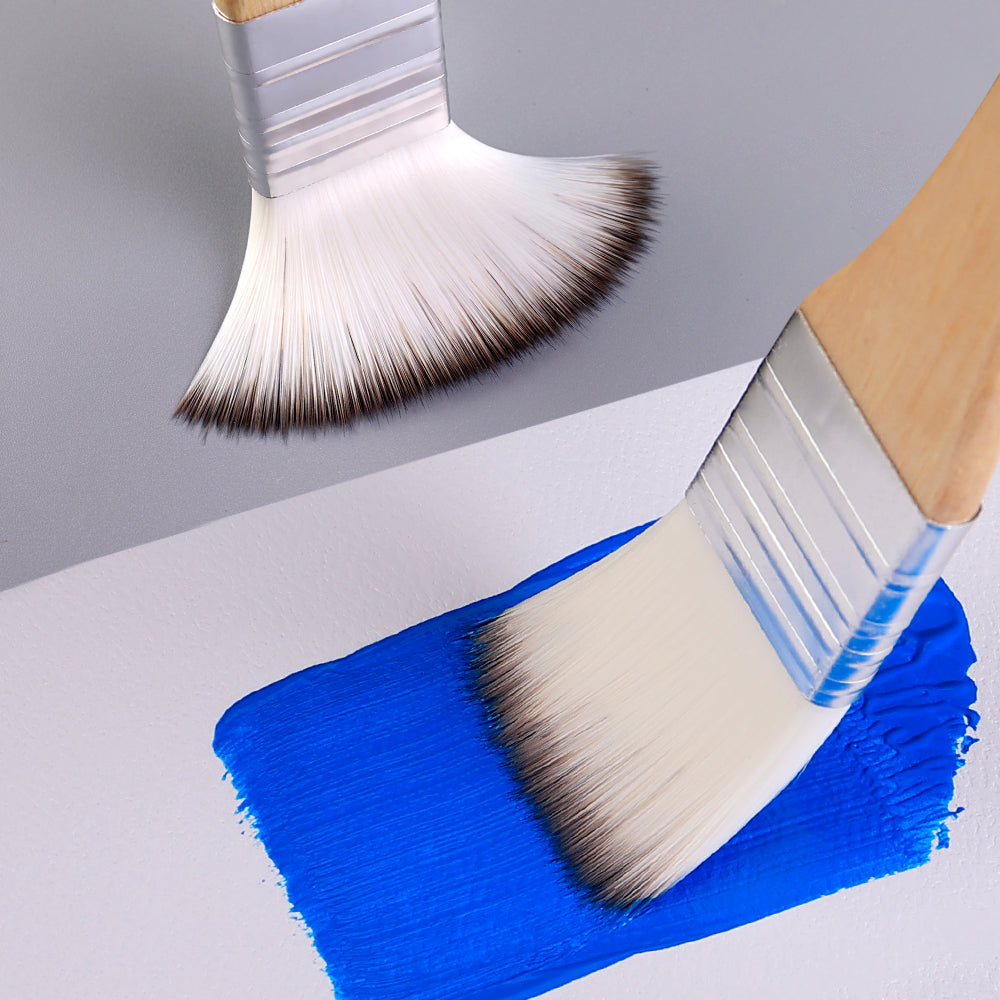 Nylon Brush Set for Watercolor & Oil Painting