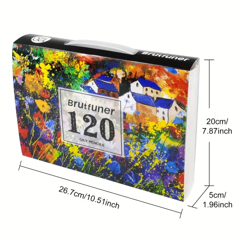 Premium Colored Pencils - 120 Vibrant Artist Soft Core Set