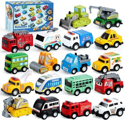 Friction-Powered City Cars & Trucks Set