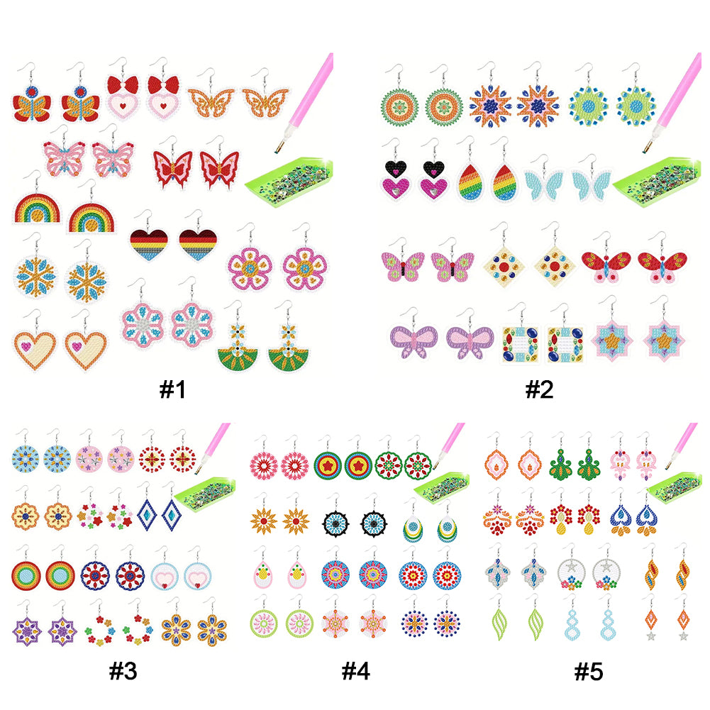 DIY Diamond Glitter Earring Kit 