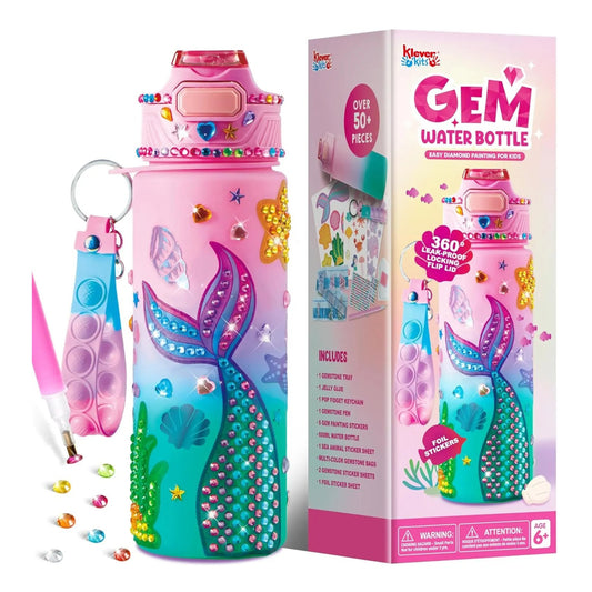 Mermaid DIY Water Bottle Kit