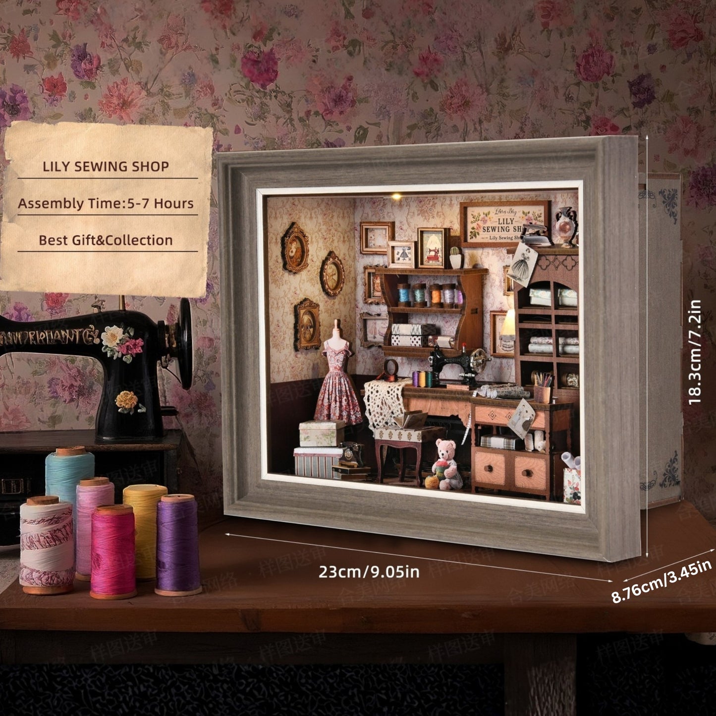 Tailor's Shop DIY Dollhouse Kit