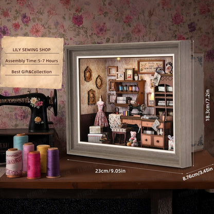 Tailor's Shop DIY Dollhouse Kit
