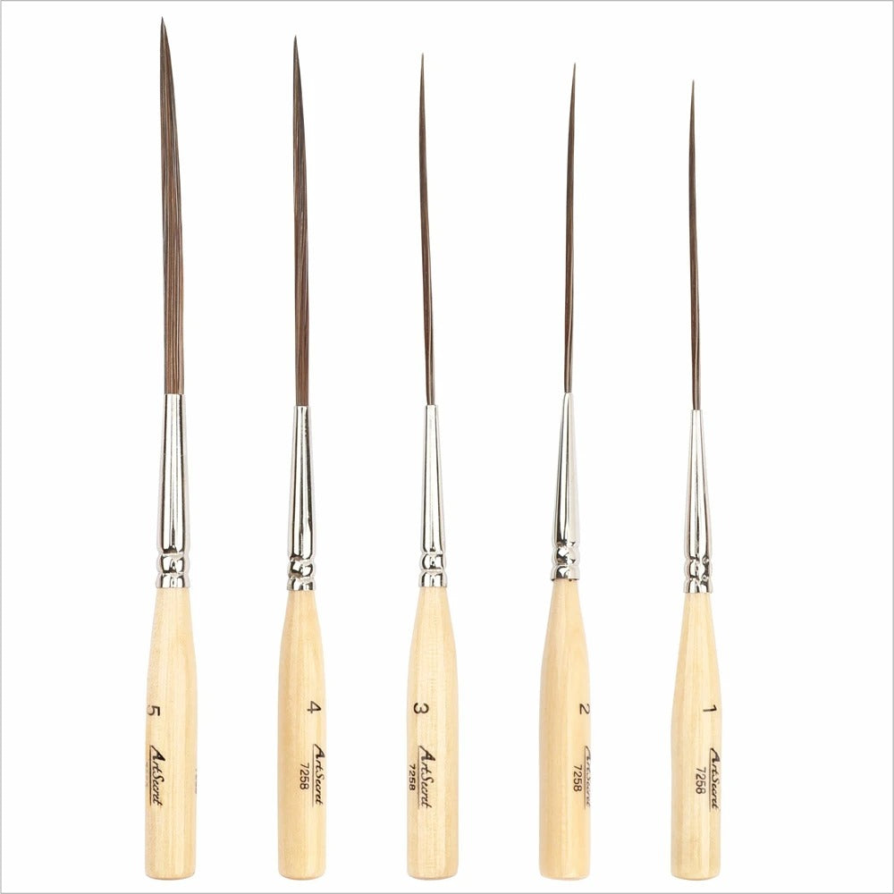 Extra Long Art Liner Paint Brushes