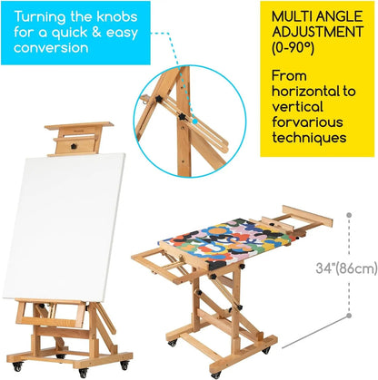 Extra-Large Beech Wood Easel
