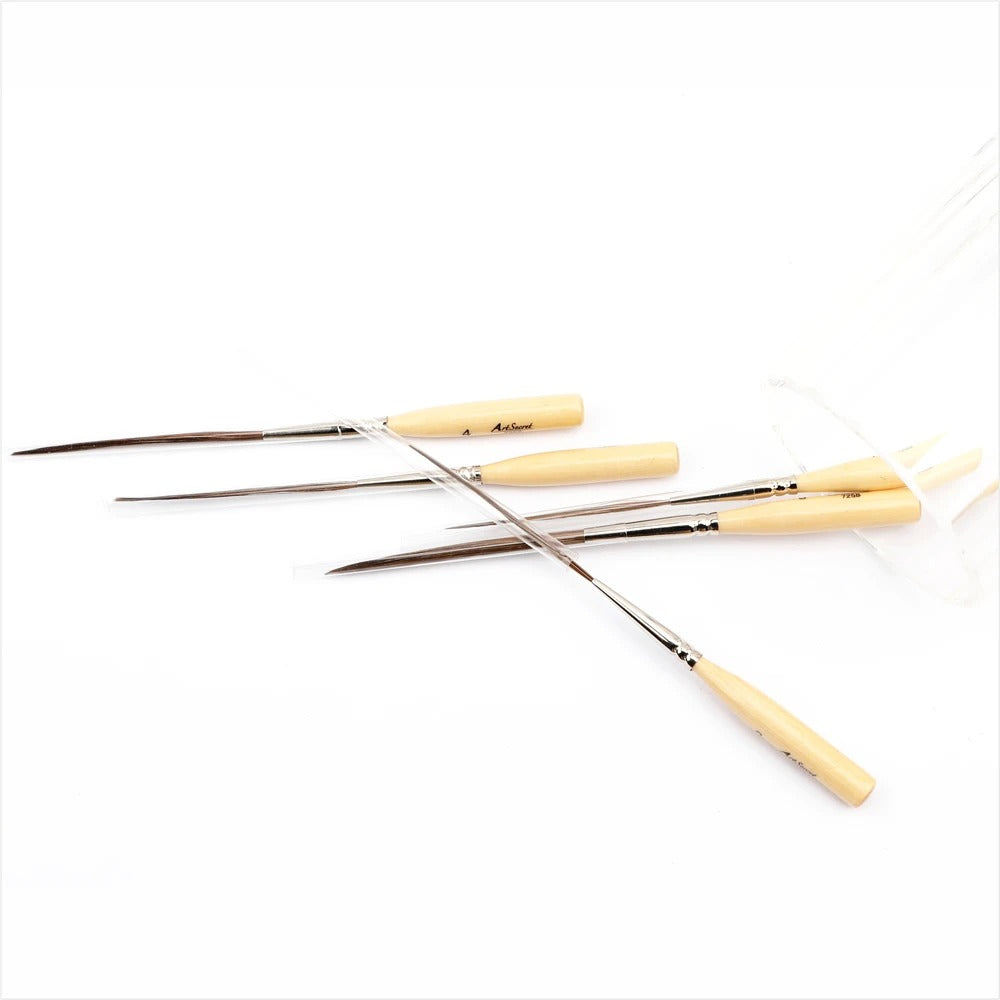 Extra Long Art Liner Paint Brushes