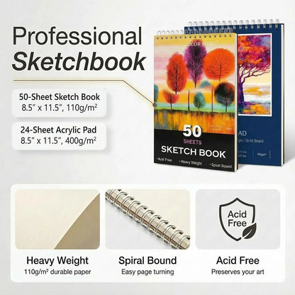 Wooden Art Box Set